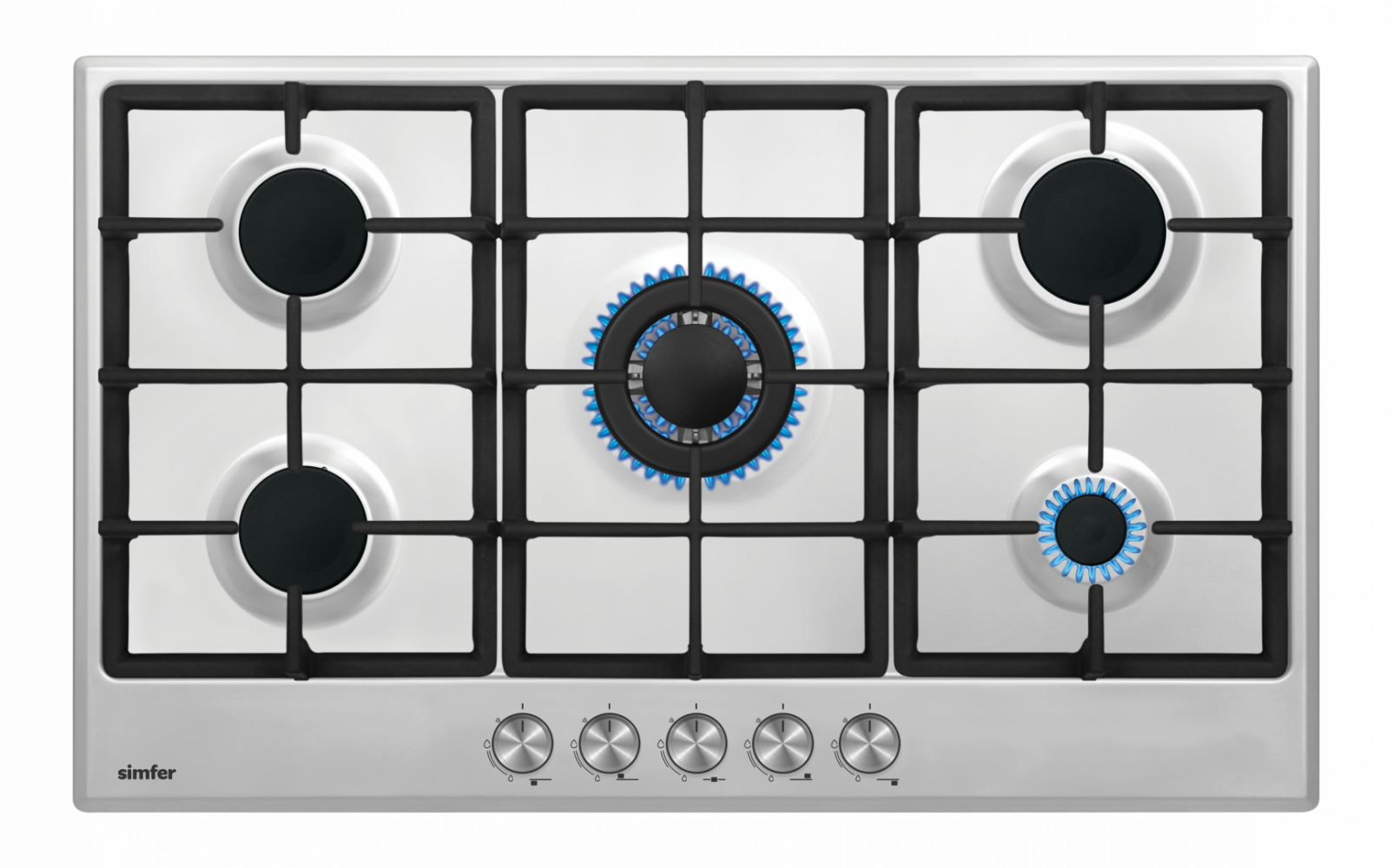 

Встраиваемая газовая панель Simfer H90W51M572, H90W51M572
