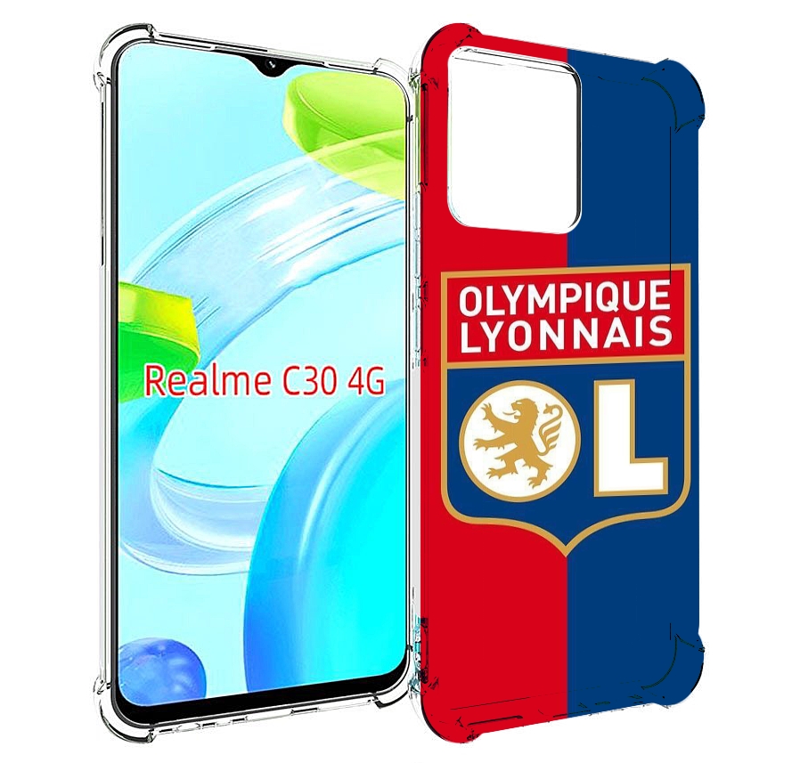 

Чехол MyPads фк лион эмблема для Realme C30 4G / Narzo 50i Prime, Прозрачный, Tocco