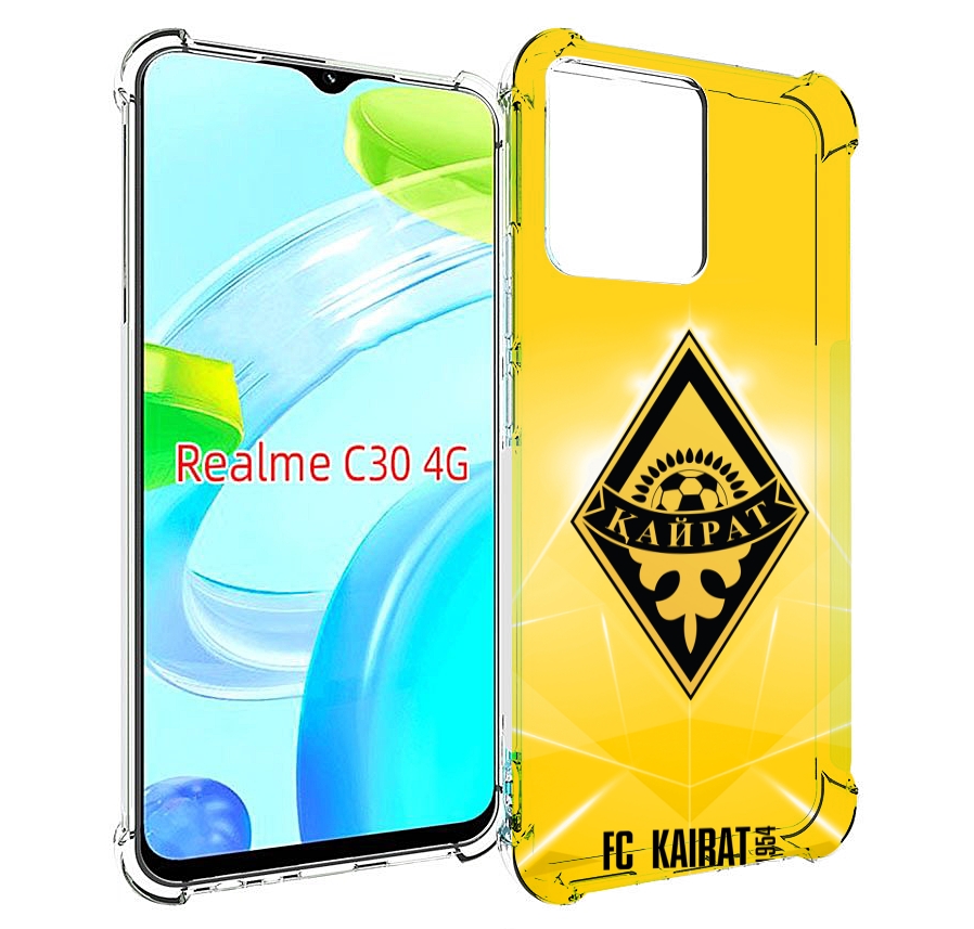 

Чехол MyPads фк каират алматы для Realme C30 4G / Narzo 50i Prime, Прозрачный, Tocco