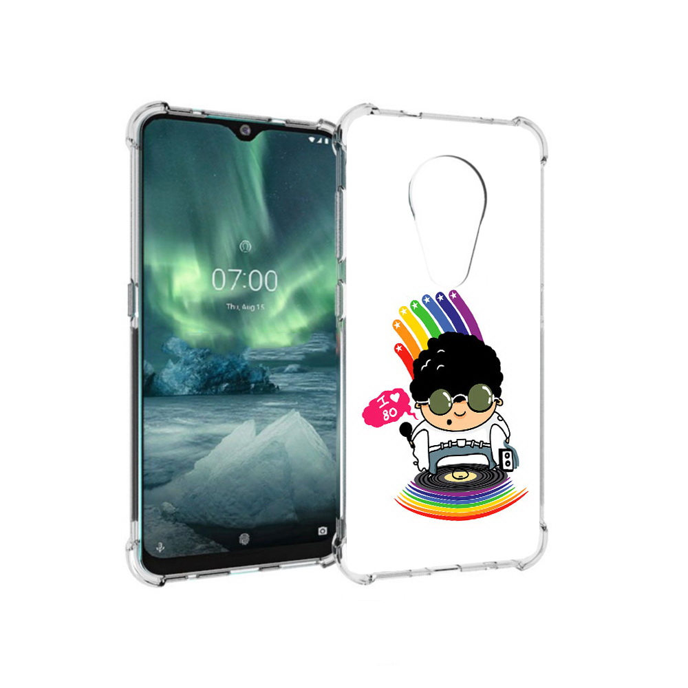 

Чехол MyPads Tocco для Nokia 7.2 Я люблю 80-е (PT139171.105.205), Прозрачный, Tocco