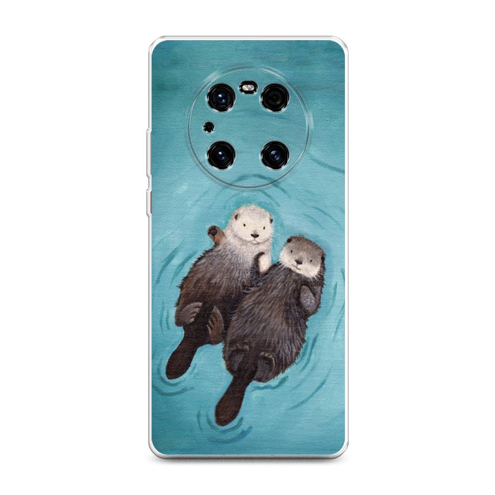 

Чехол Awog на Huawei Mate 40E Pro "Парочка бобров", Разноцветный, 6107550-10