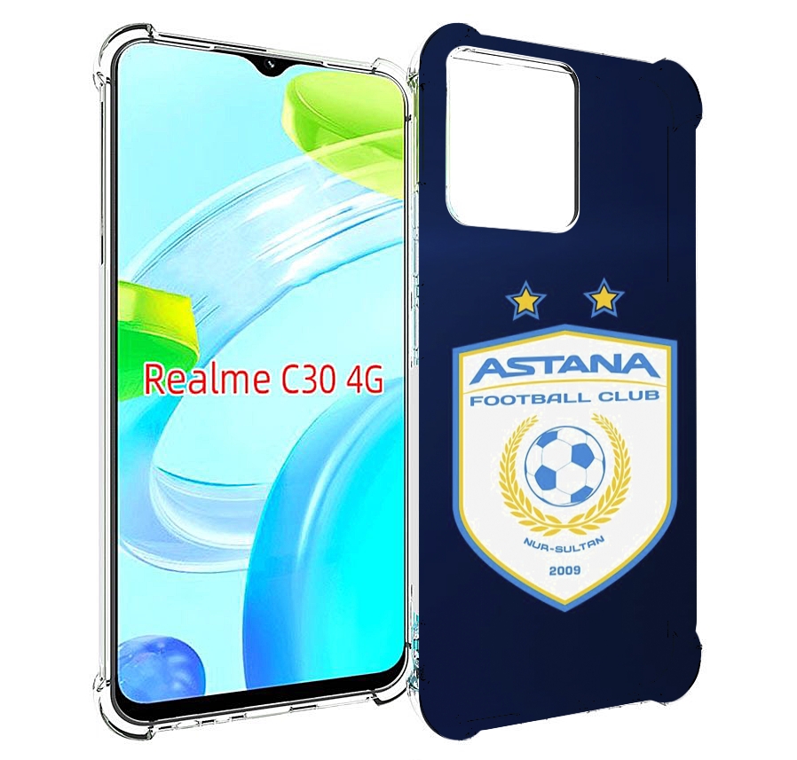 

Чехол MyPads фк астана нур султан для Realme C30 4G / Narzo 50i Prime, Прозрачный, Tocco