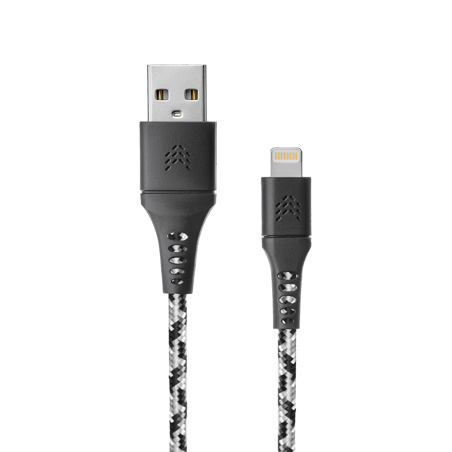 

Кабель USB - USB-A/Lightning Rocket Contact 1 м белый, черный, Contact