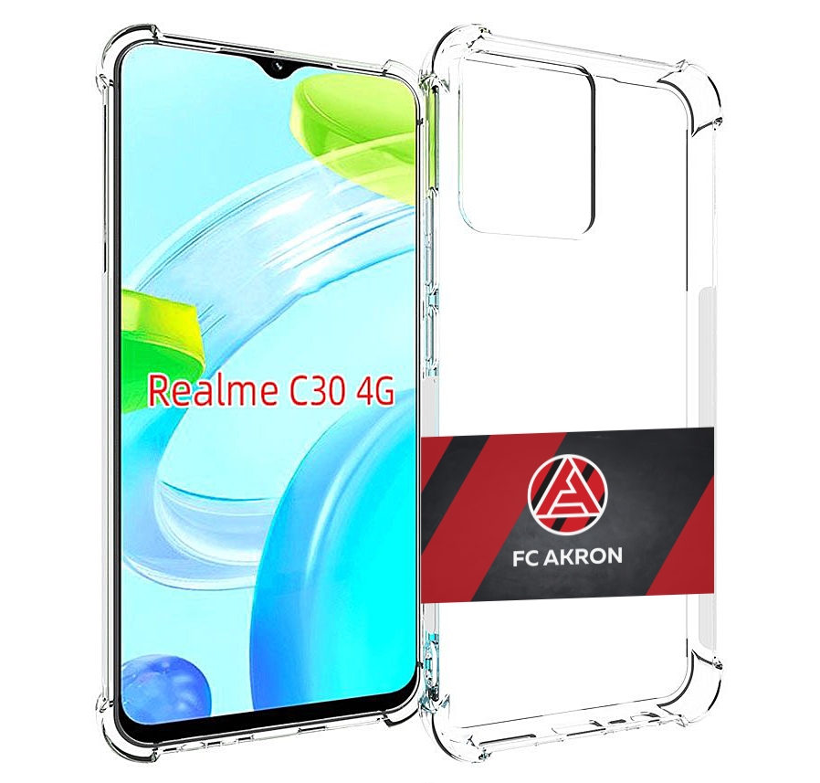 

Чехол MyPads фк акрон тольятти мужской для Realme C30 4G / Narzo 50i Prime, Прозрачный, Tocco
