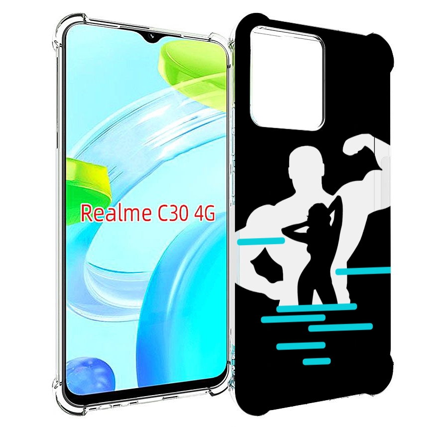 

Чехол MyPads фитнес-тренировка для Realme C30 4G / Narzo 50i Prime, Прозрачный, Tocco