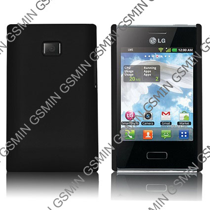 

Чехол-накладка для LG Optimus L3 / E400 (Черный)