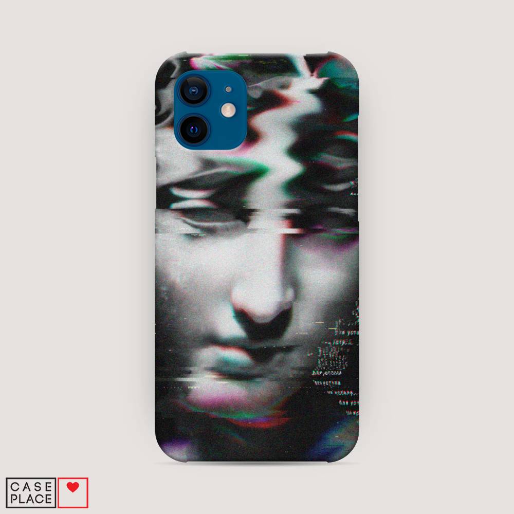 фото Пластиковый чехол "glitch art" на apple iphone 12 awog