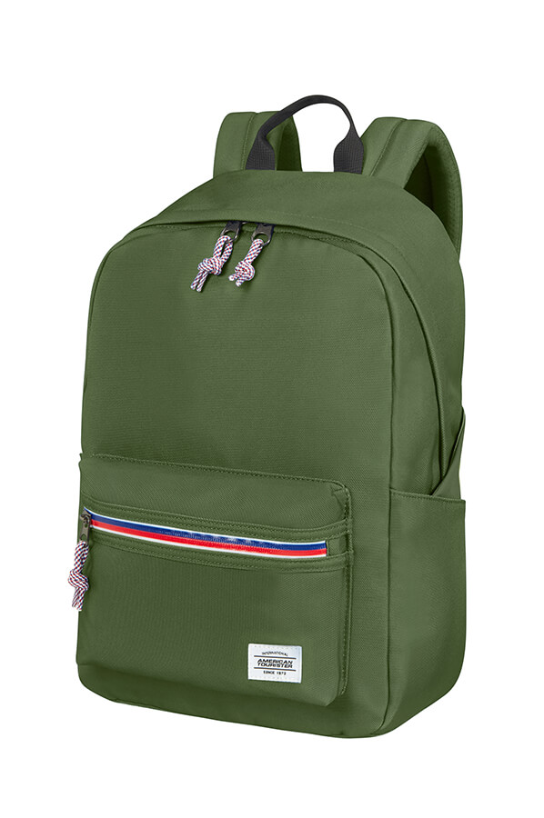 Рюкзак унисекс American Tourister Backpack Zip olive green, 42,5х29х19 см