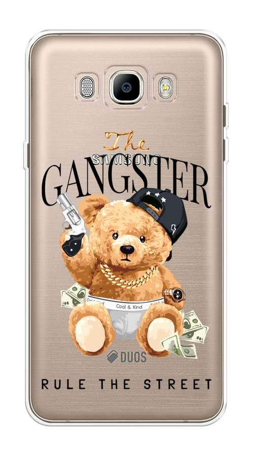 

Чехол на Samsung Galaxy J7 2016 "The Gangster", Бежевый;серый;черный, 23050-6