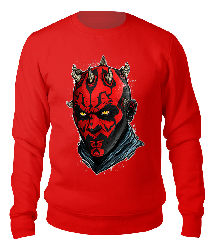 

Свитшот унисекс Printio Darth maul (star wars) красный L, Darth maul (star wars)