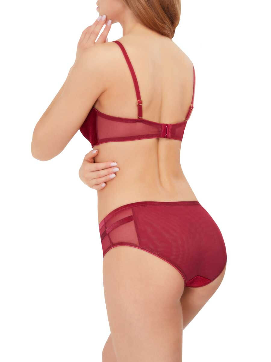 

Трусы женские MARC & ANDRÉ A8-2992 бордовые 50, A8-2992