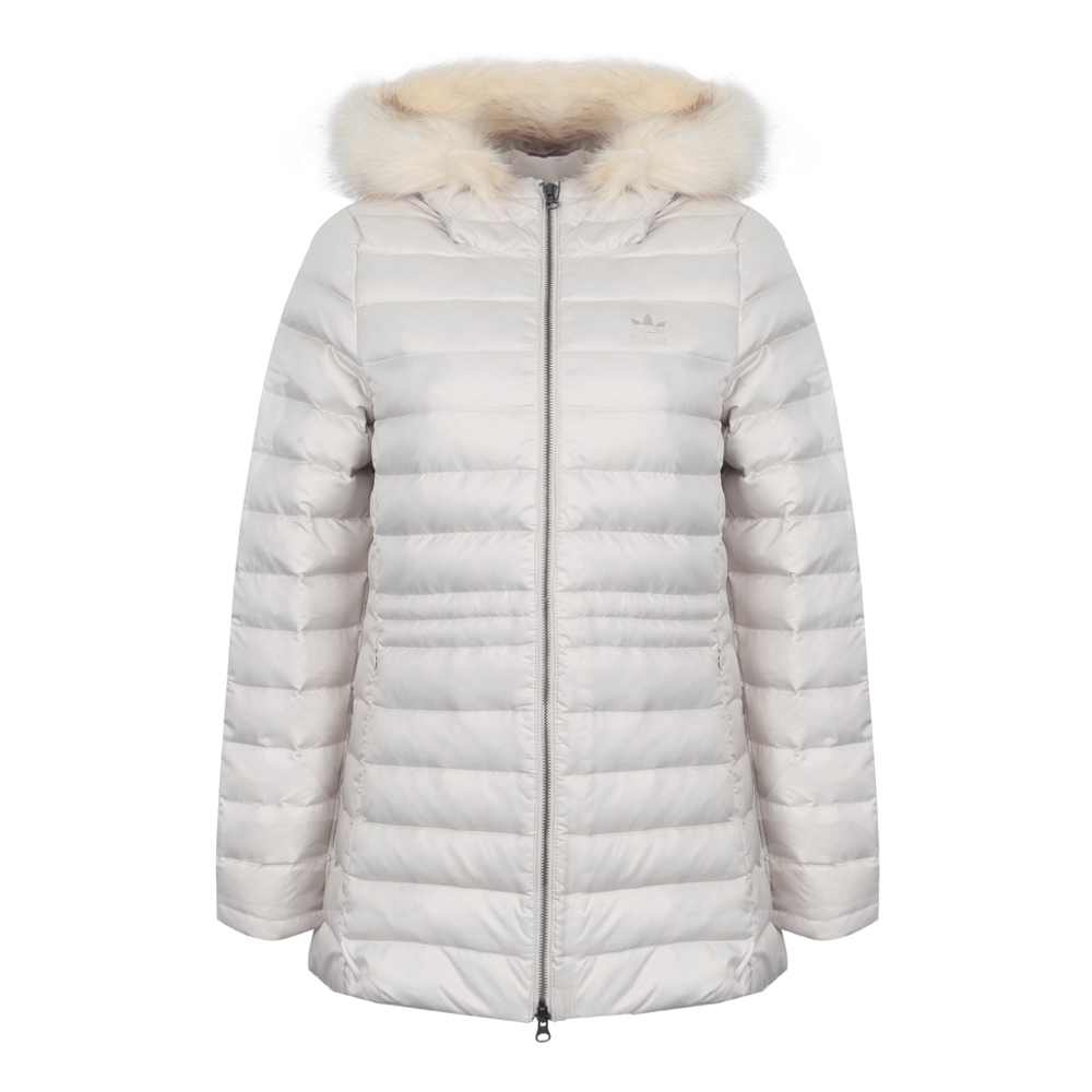 

Пуховик женский Adidas CE2357 серый 36, CE2357