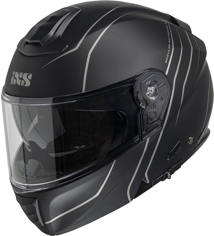 

Шлем модуляр iXS460 черный серый матовый XL, Серый;черный, X15901_M39_