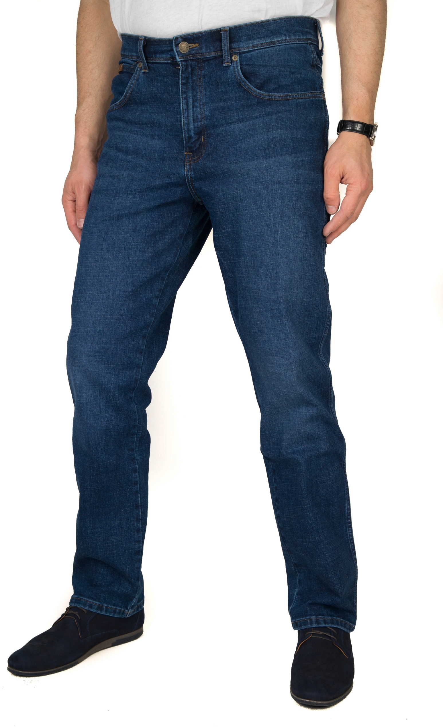 Джинсы мужские Wrangler Texas Jeans синие 50-52