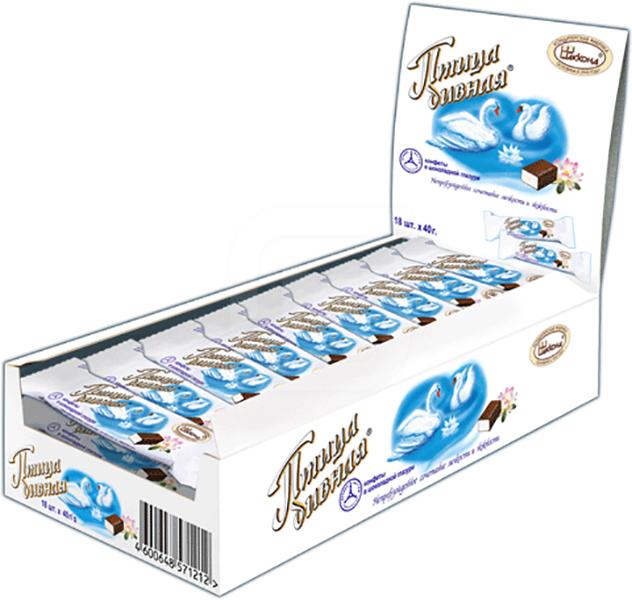 фото Шоколадные конфеты акконд птица дивная 350 г