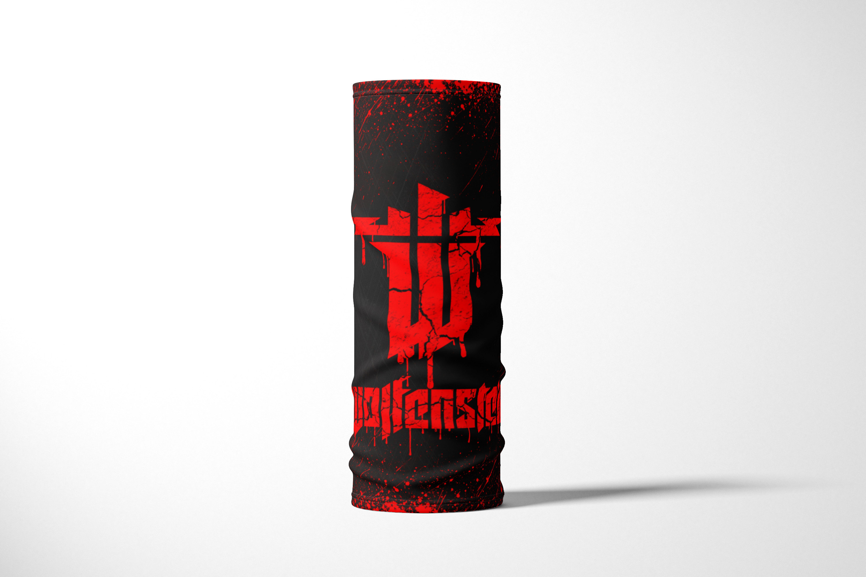 

Бандана / Бафф / Снуд-трансформер / Геймерам / Wolfenstein, Черный;красный, BBuffVM_VM1758243