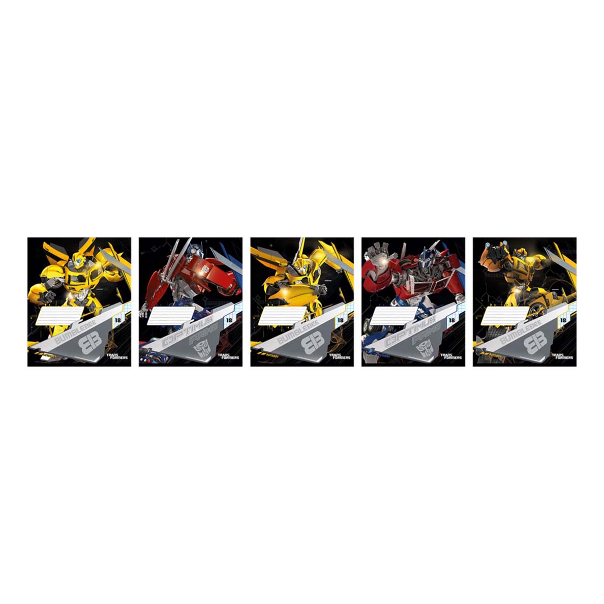 

Тетрадь школьная TRANSFORMERS PRIME клетка 18 листов A5 1 шт