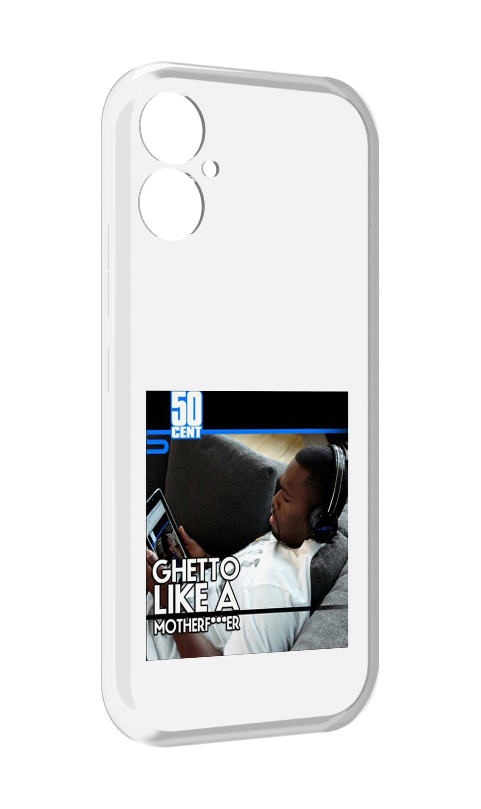 

Чехол MyPads 50 Cent - Ghetto Like A Motherfucker для Tecno Spark 9 Pro \ Spark 9T, Прозрачный, Tocco