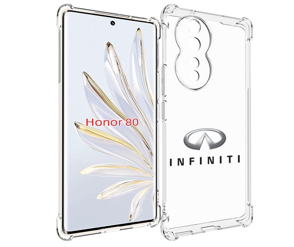 

Чехол MyPads Infiniti-3 мужской для Honor 80, Прозрачный, Tocco