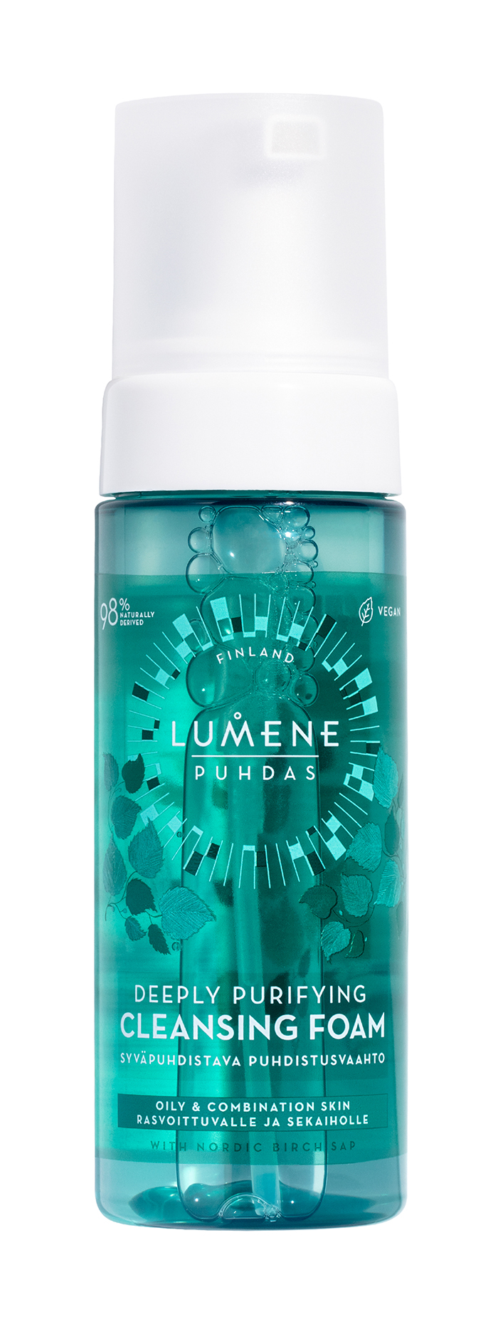 фото Средство для чистки лица lumene puhdas deeply purifying cleansing foam, 150 мл