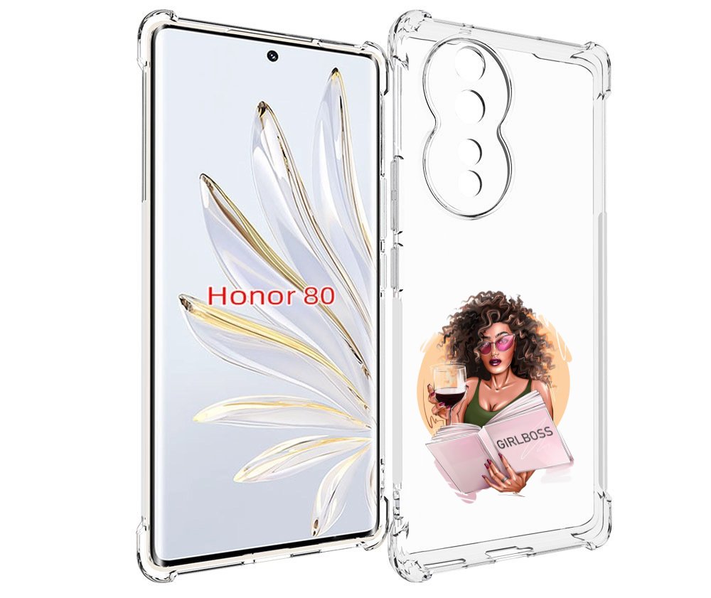

Чехол MyPads Girlboss with wine_ Etsy женский для Honor 9S; Y5P, Прозрачный, Tocco