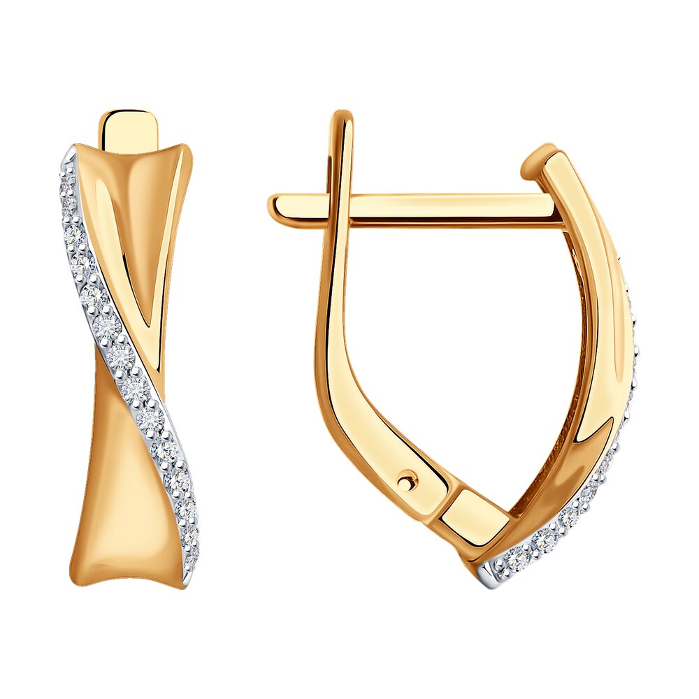 

Серьги из красного золота Diamant 51-220-01892-1, бриллиант, 51-220-01892-1