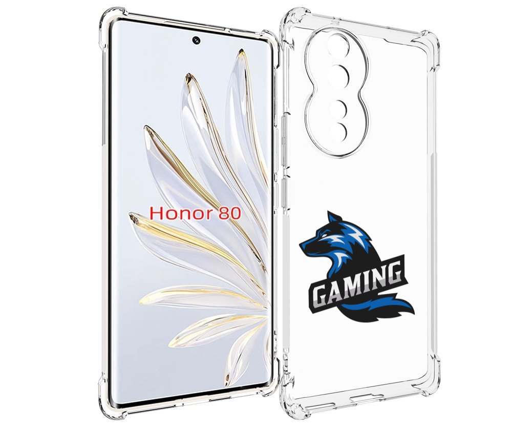 

Чехол MyPads Gaming мужской для Honor 80, Прозрачный, Tocco
