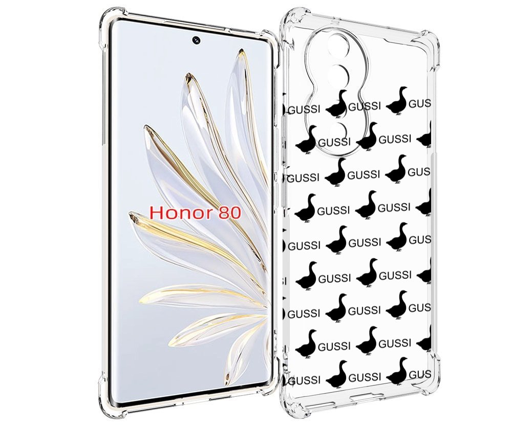 

Чехол MyPads GUSSI для Honor 80, Прозрачный, Tocco