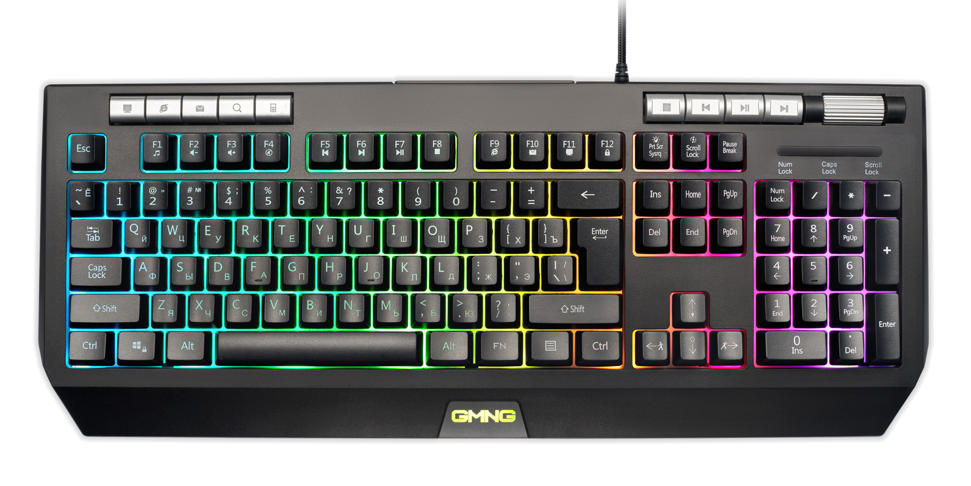 Проводная игровая клавиатура GMNG GMNG 735GK Black (1659995)
