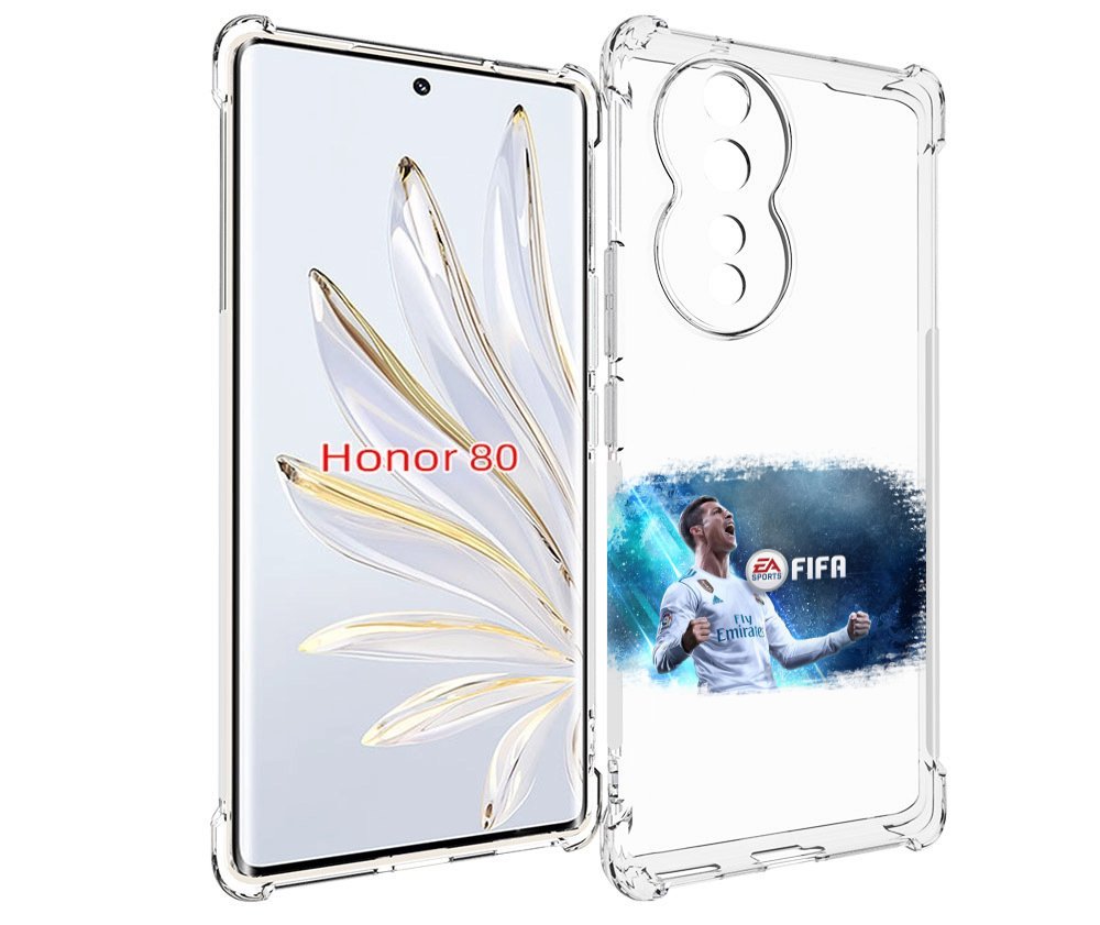 

Чехол MyPads FiFA логотип для Honor 80, Прозрачный, Tocco