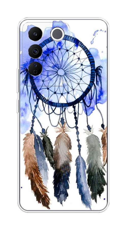 

Чехол на Vivo V27e "Ловец снов 1", Коричневый;синий, 268350-1