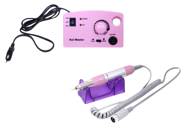 

Аппарат для маникюра и педикюра Nail Master 45W ZS-602 розовый, 35000 оборотов