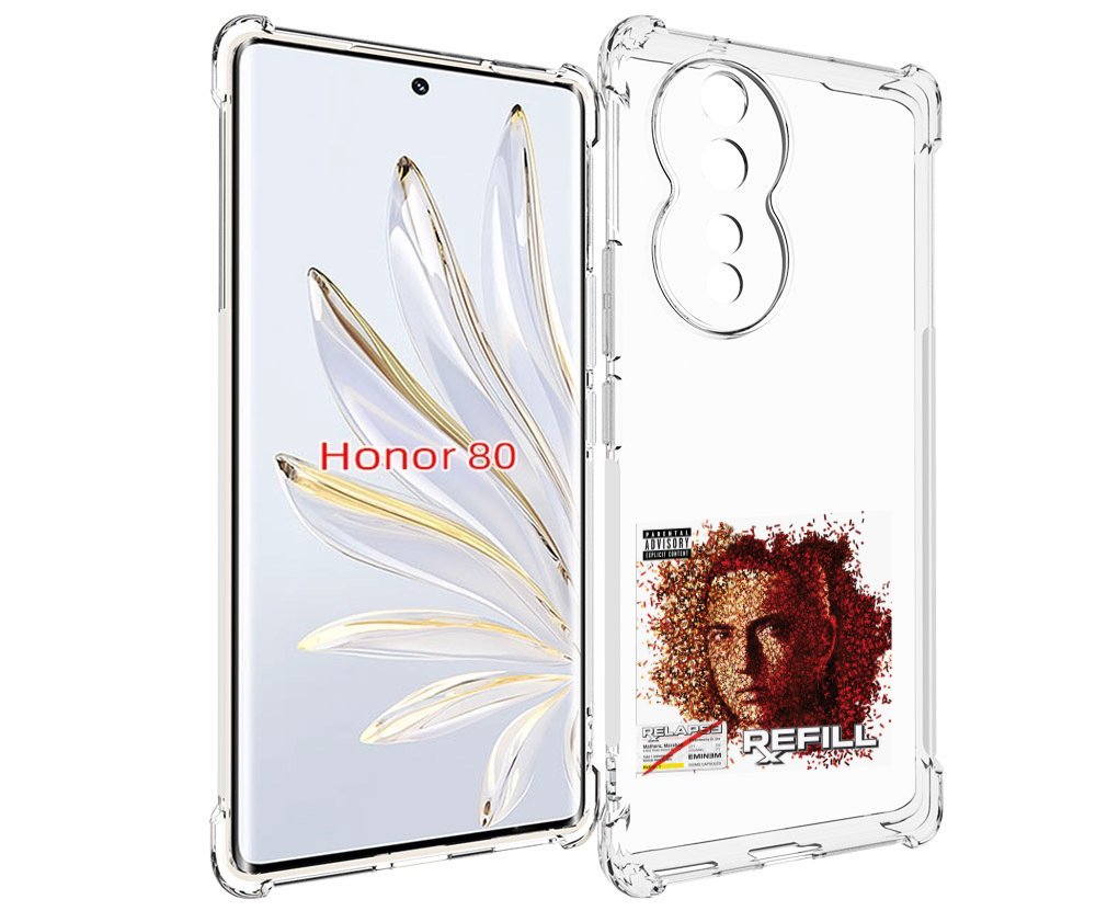

Чехол MyPads Eminem RELAPSE, REFILL для Honor 80, Прозрачный, Tocco