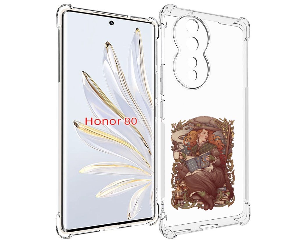 

Чехол MyPads Женские_126 для Honor 80, Прозрачный, Tocco
