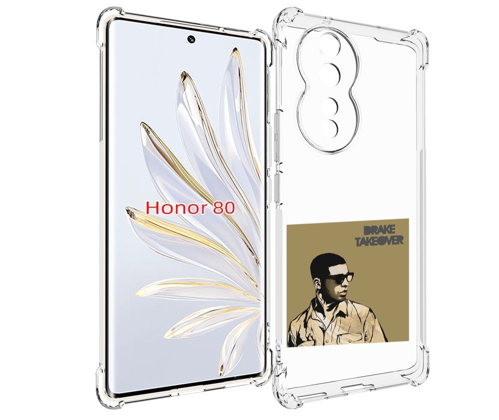 

Чехол MyPads Drake - Takeover для Honor 80, Прозрачный, Tocco