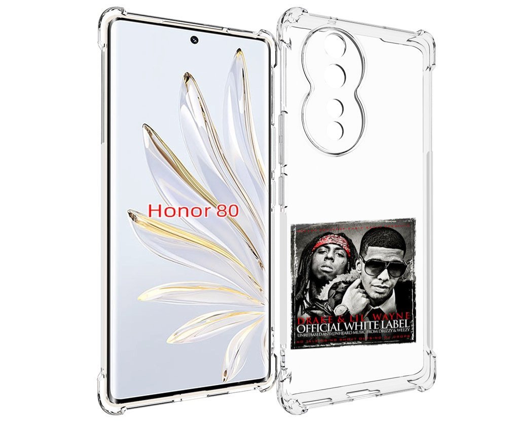 

Чехол MyPads Drake - Official White Label для Honor 80, Прозрачный, Tocco