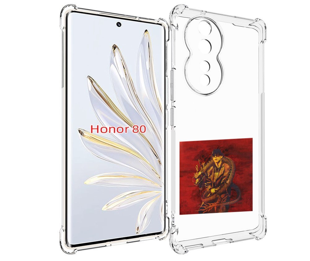 

Чехол MyPads Dragonborn Big Baby Tape для Honor 80, Прозрачный, Tocco