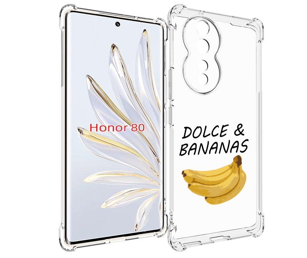 

Чехол MyPads Dolce банан для Honor 80, Прозрачный, Tocco