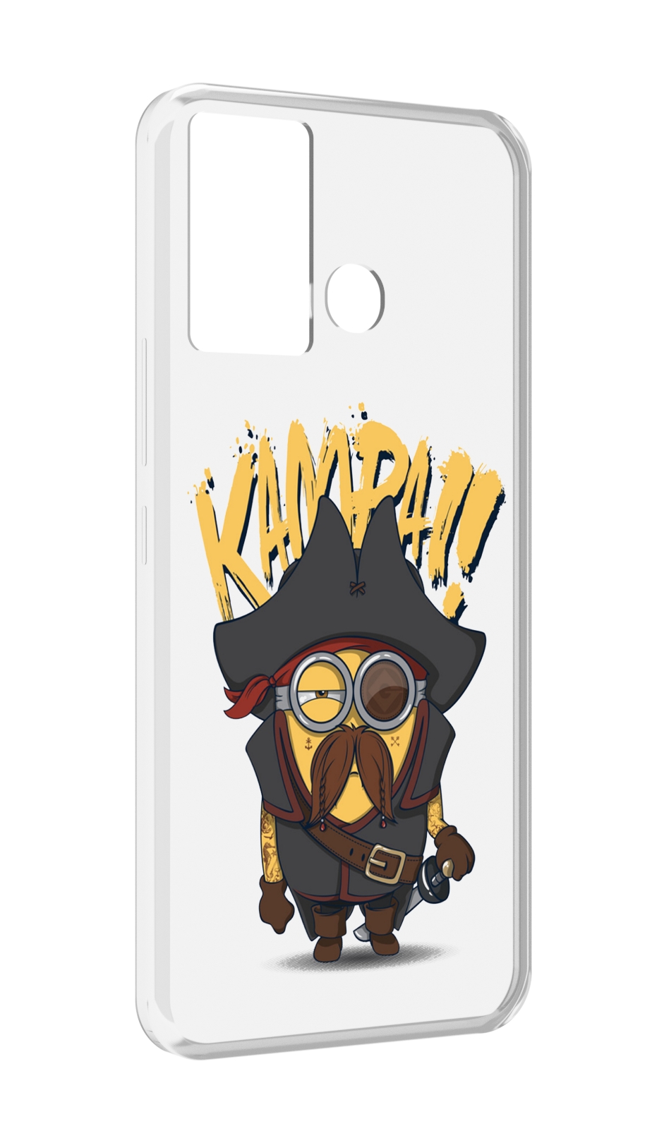 

Чехол MyPads миньон пират для Infinix Hot 12 Play, Прозрачный, Tocco