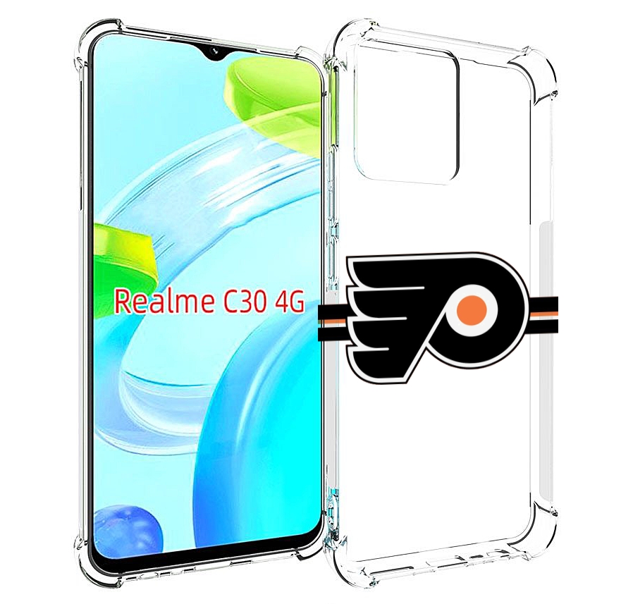 

Чехол MyPads филадельфия флаерс мужской для Realme C30 4G / Narzo 50i Prime, Прозрачный, Tocco