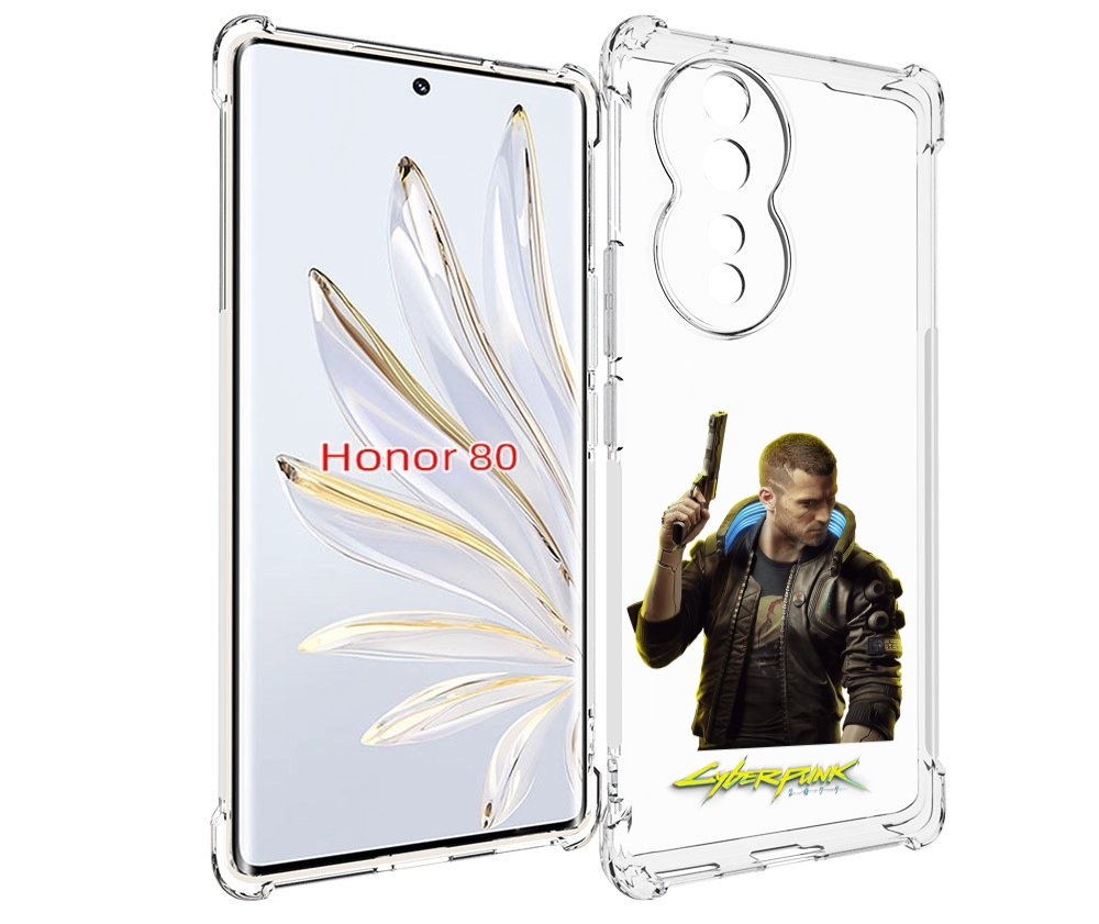 

Чехол MyPads Cyberpunk-2077 для Honor 80, Прозрачный, Tocco