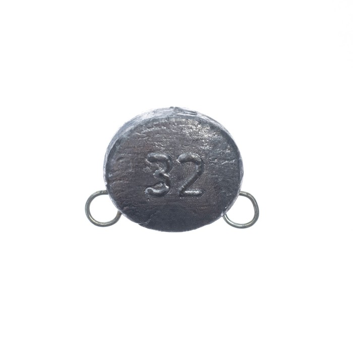

Груз Пломба, 32 г (20 шт), Серебристый, Пломба