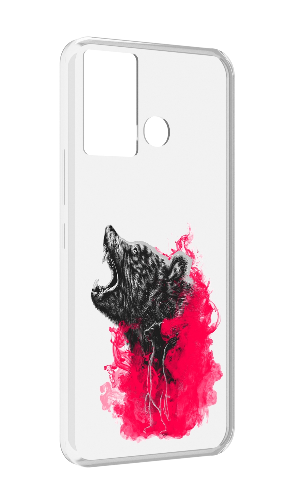 

Чехол MyPads медведь в дымке для Infinix Hot 12 Play, Прозрачный, Tocco
