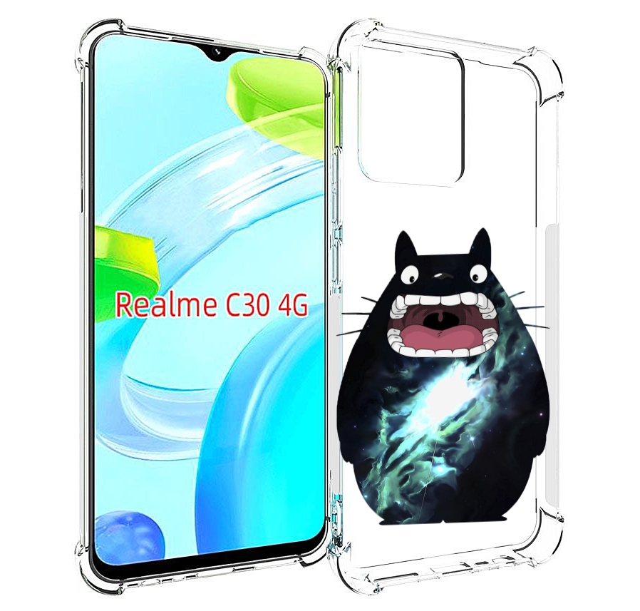 

Чехол MyPads тоторо для Realme C30 4G / Narzo 50i Prime, Прозрачный, Tocco