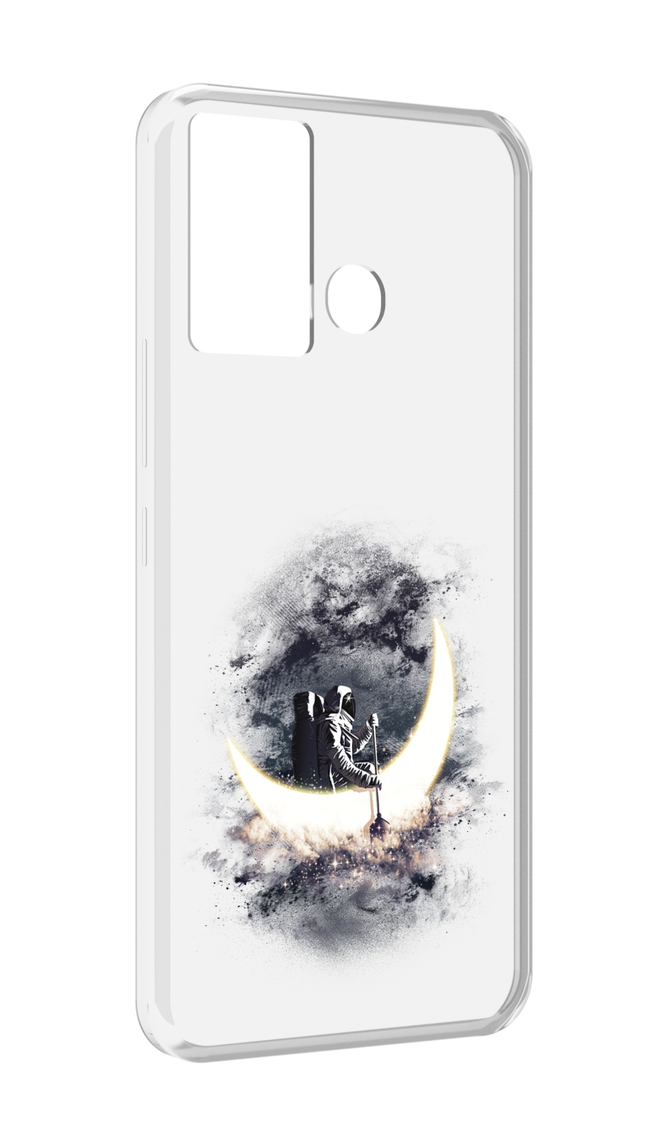

Чехол MyPads лунный путешественник для Infinix Hot 12 Play, Прозрачный, Tocco