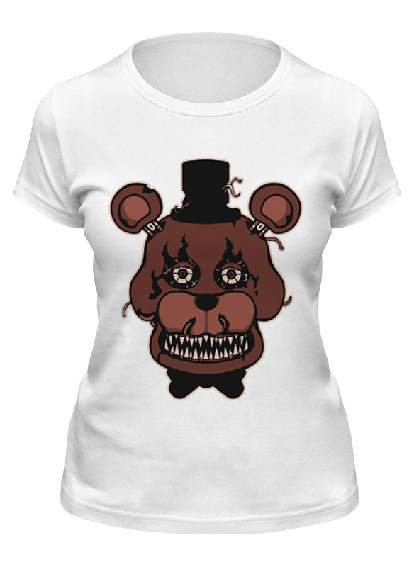 

Футболка женская Printio Freddy fazbears (пять ночей у фредди) белая 2XL, Белый, Freddy fazbears (пять ночей у фредди)