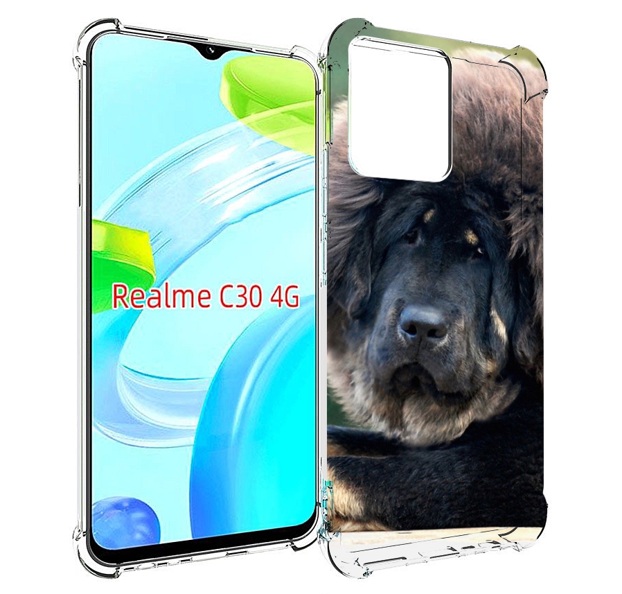 

Чехол MyPads тибетскии мастиф для Realme C30 4G / Narzo 50i Prime, Прозрачный, Tocco
