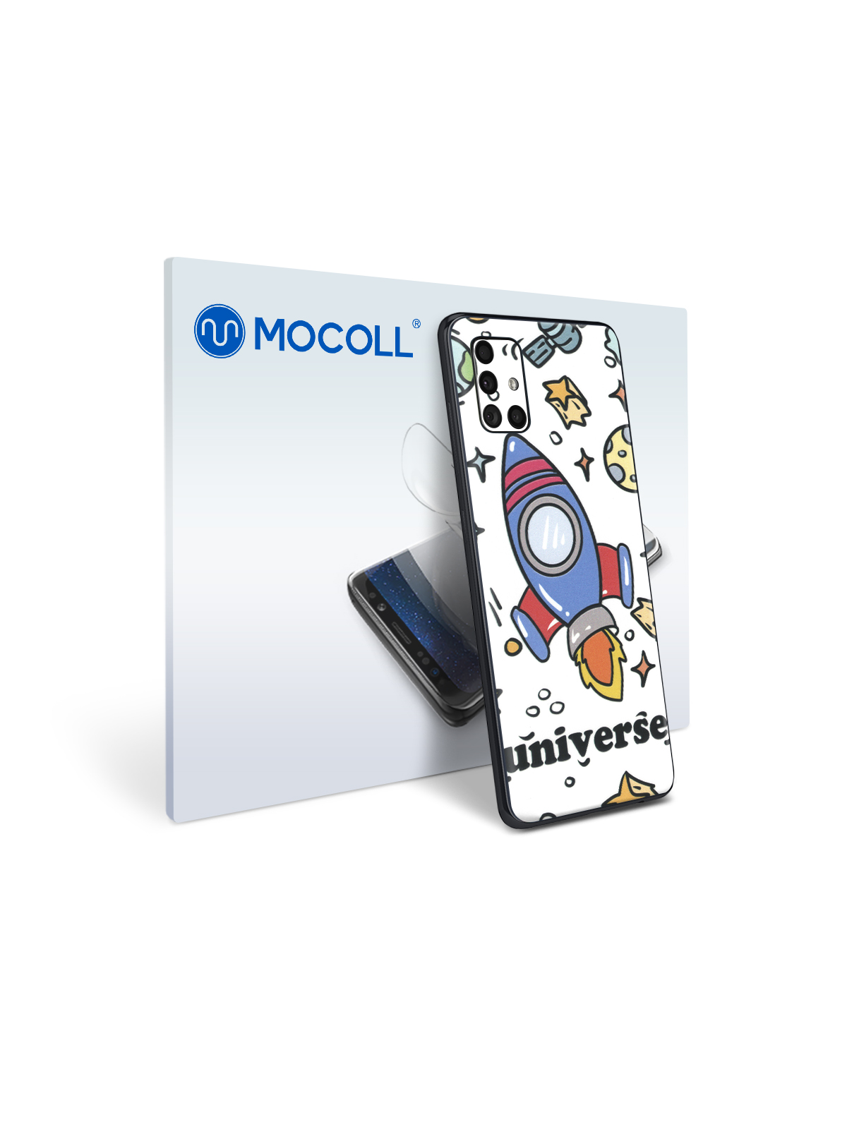 

Пленка защитная MOCOLL для задней панели Samsung Galaxy M01 Тень соты