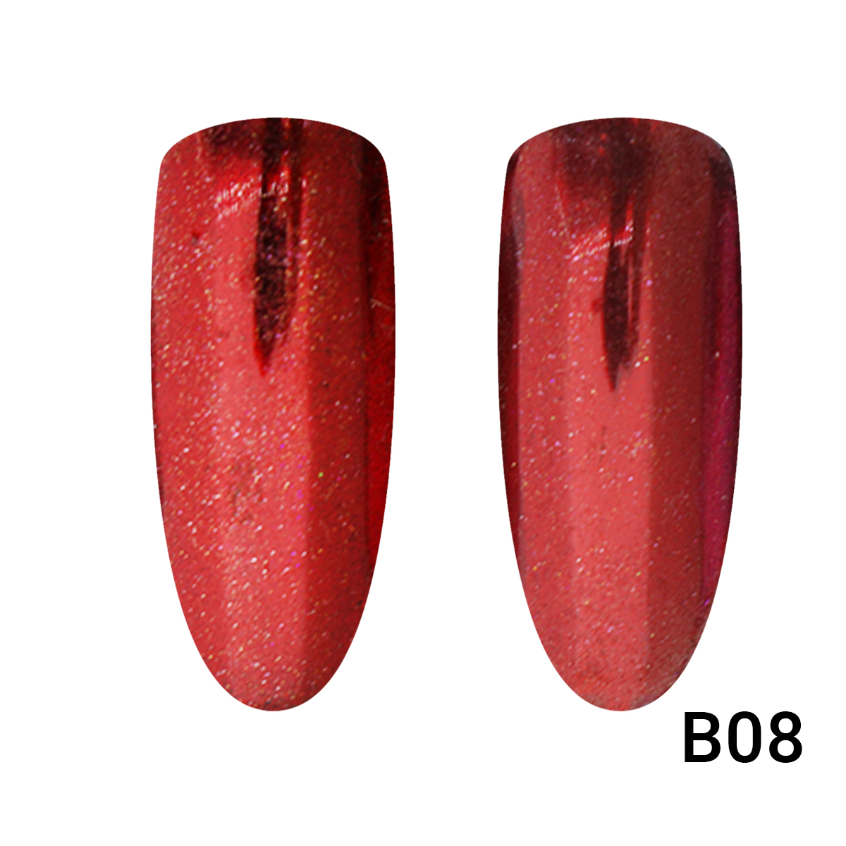 

Втирка для ногтей Global Fashion Mirror Red B08