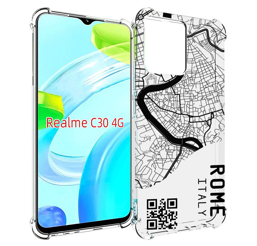 

Чехол MyPads схема-рим для Realme C30 4G / Narzo 50i Prime, Прозрачный, Tocco
